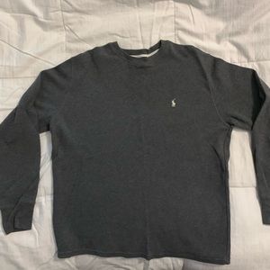 Polo Waffle-Knit Thermal Shirt